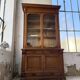 Ancienne bibliothèque vitrée XL chêne napoléon XIXème