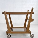 Service Cart from Guillerme & Chambron, 1950s