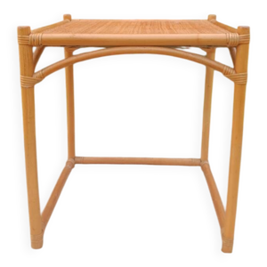 table basse vintage en - osier