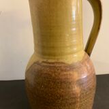 Signed ceramic pitcher or decanter