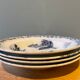 Set of 4 hollow plates Terre de Fer