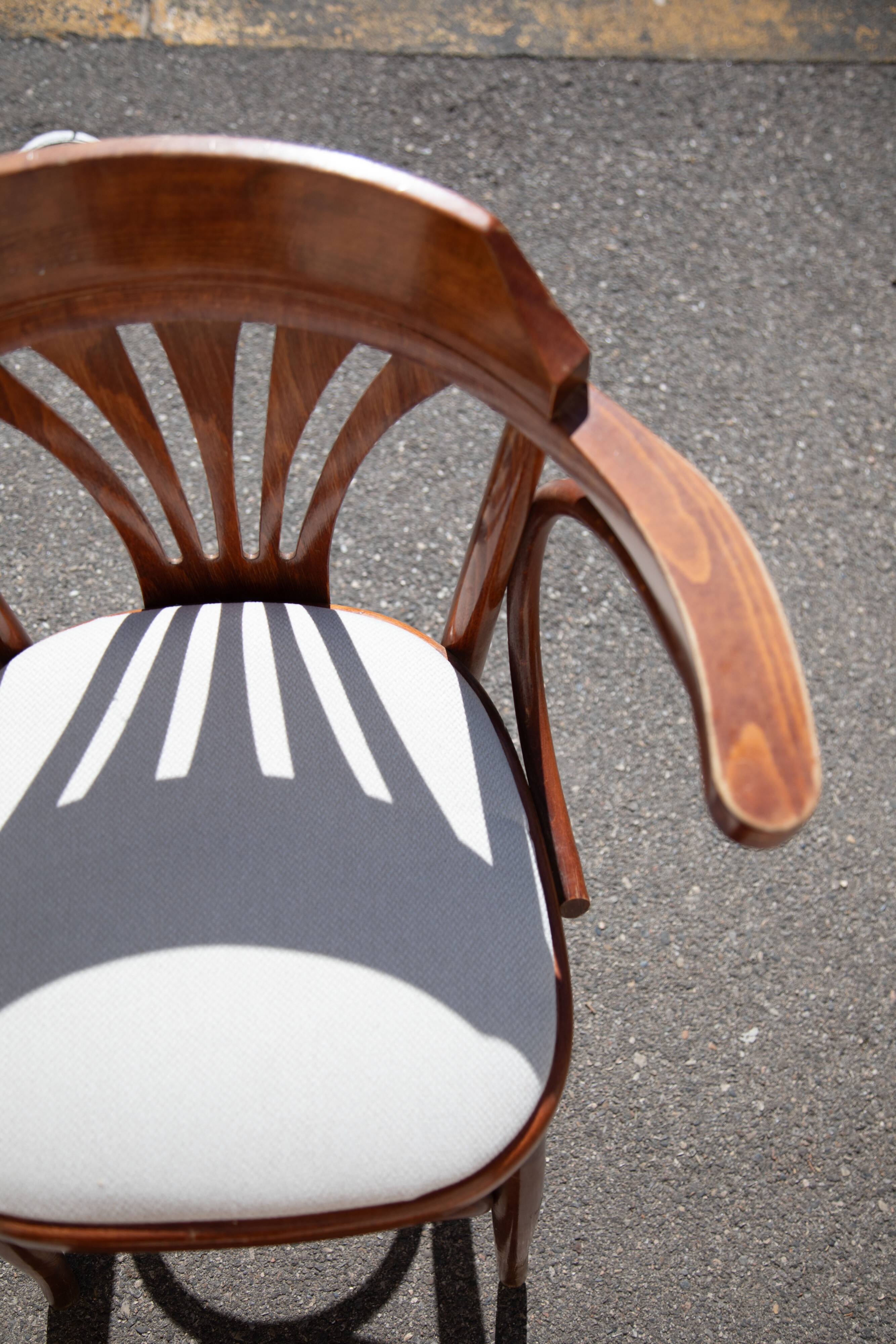 paire de chaises Bistro bois courbé