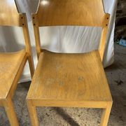 Lot de 3 chaises Rainer Schell pour Schlapp Möbel — années 70