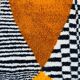 Handmade wool runner rug 300cmx70cm
