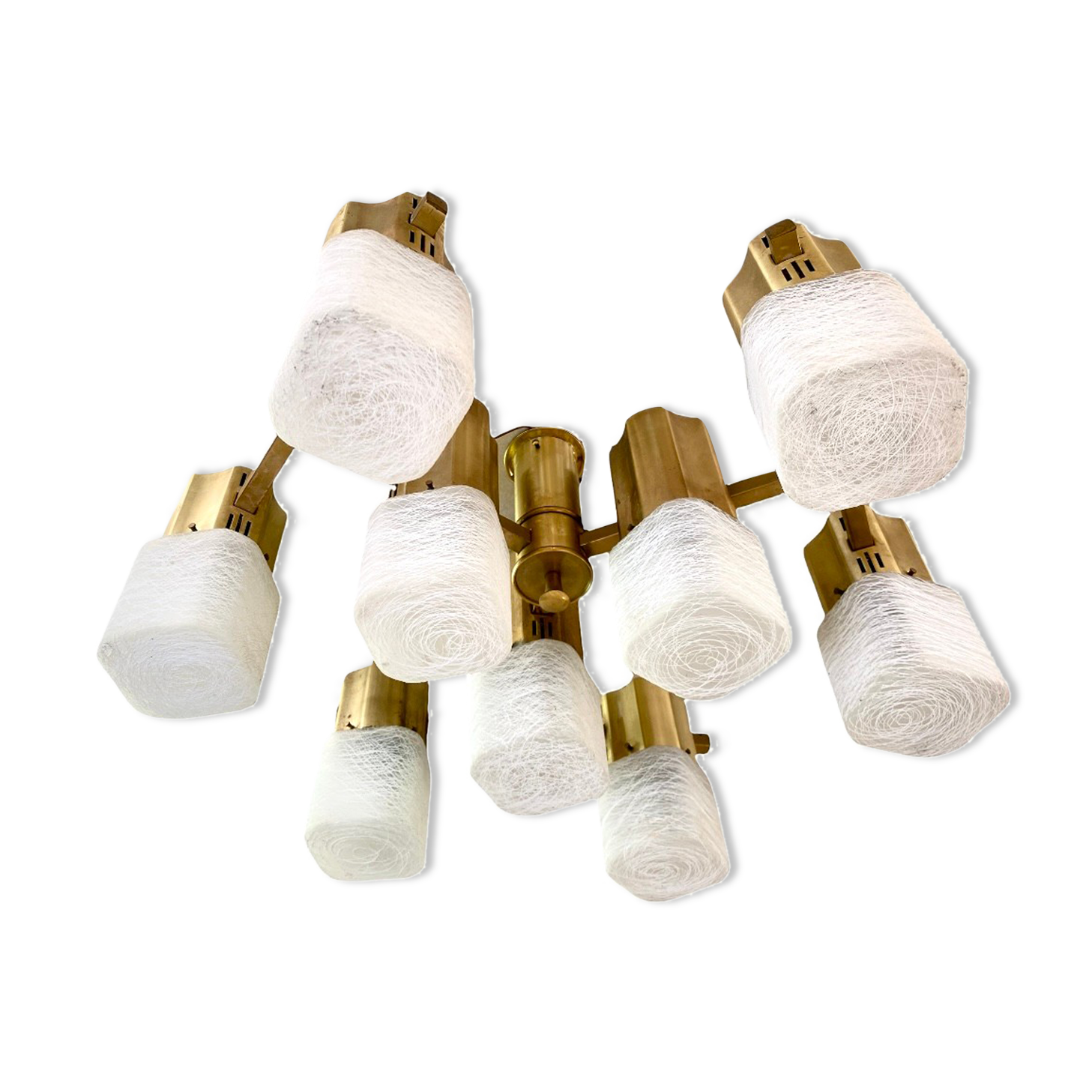 Ceiling lamp of the Sciolari house at the end of 1970