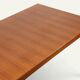 Rectangular extendable dining table in Scandinavian teak – 1960s