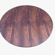 Table à manger Jorge Zalszupin ronde extensible palissandre jacaranda 1960
