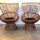 Paire de fauteuils Margherita design Franco Albini éditées par Bonacina