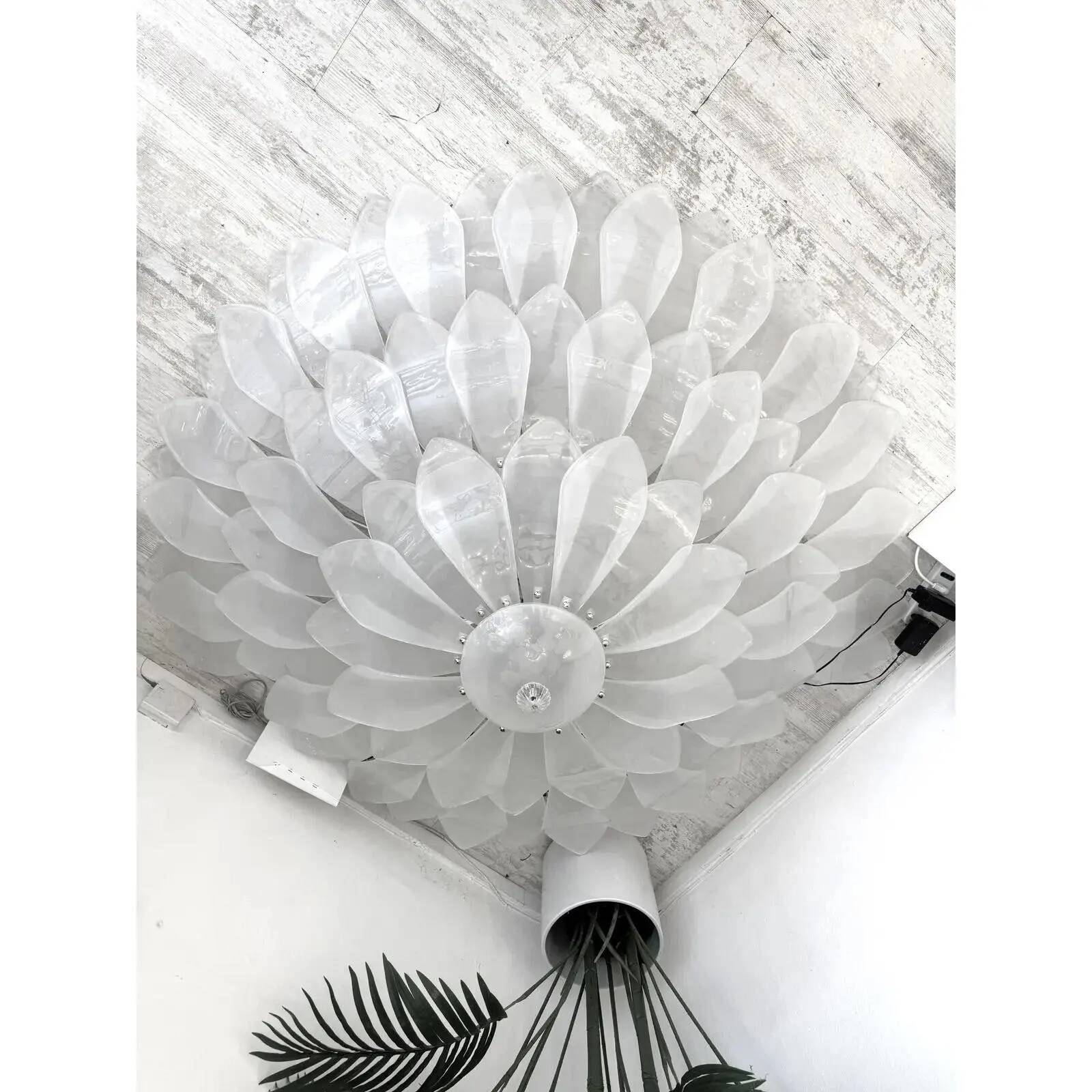 Artistic Sanded Glass Flush Mount by Simoeng for Simoeng