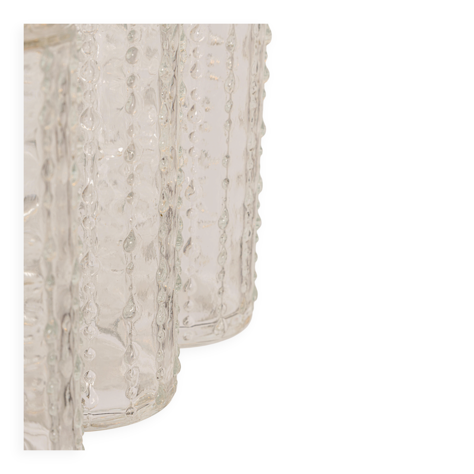 Glass ceiling lights Limburg, Germany, 1970s