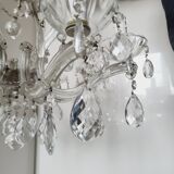 Antique crystal chandelier 8 lights 68 x 56