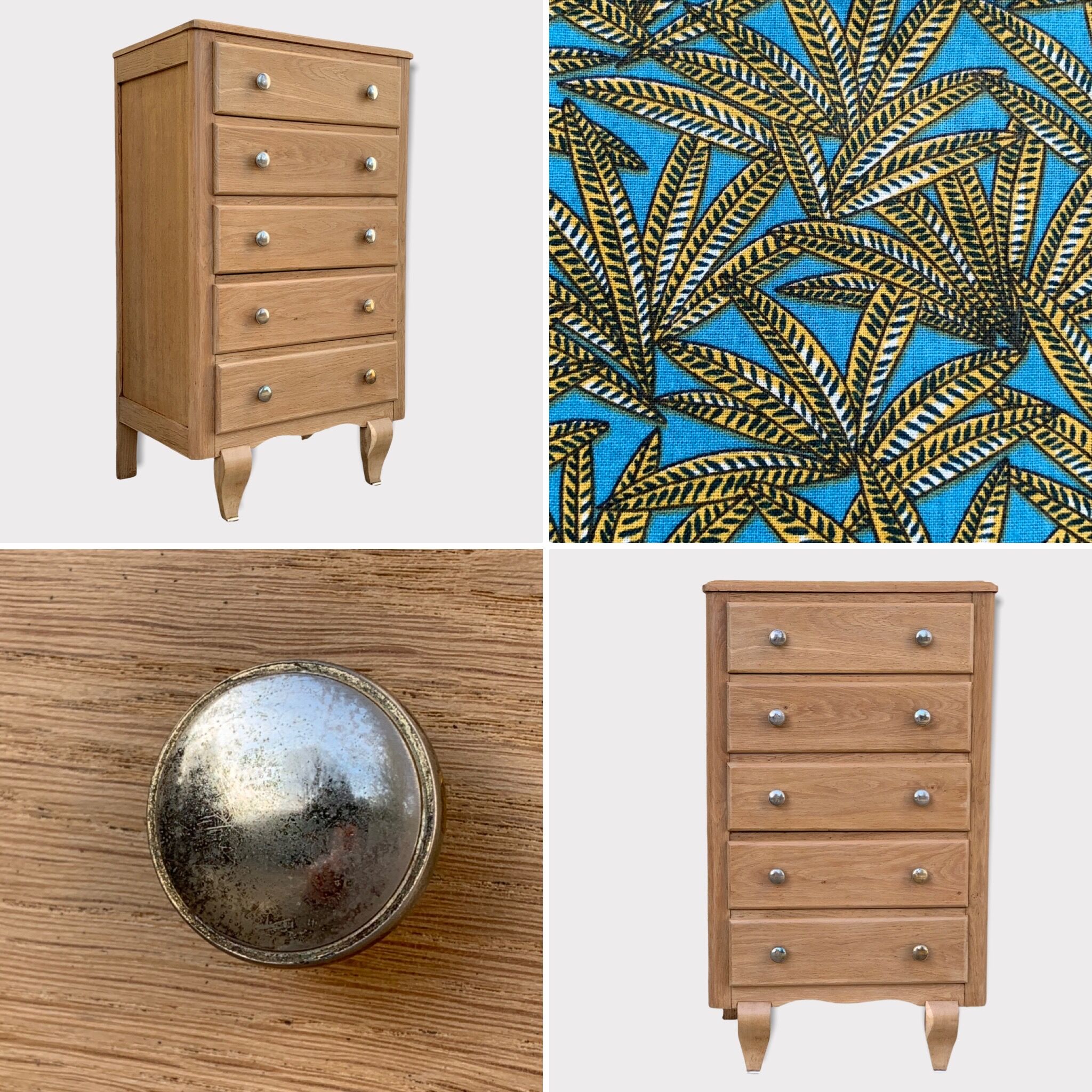 Art Deco ragpicker raw wood