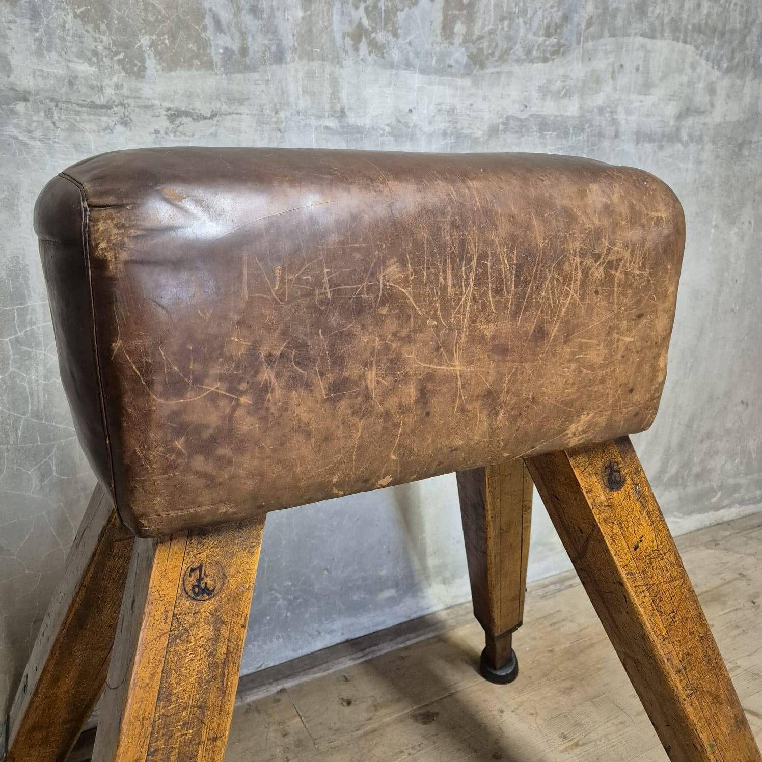 Vintage Gymnastics Vaulting Horse, Czechoslovakia, 1960s