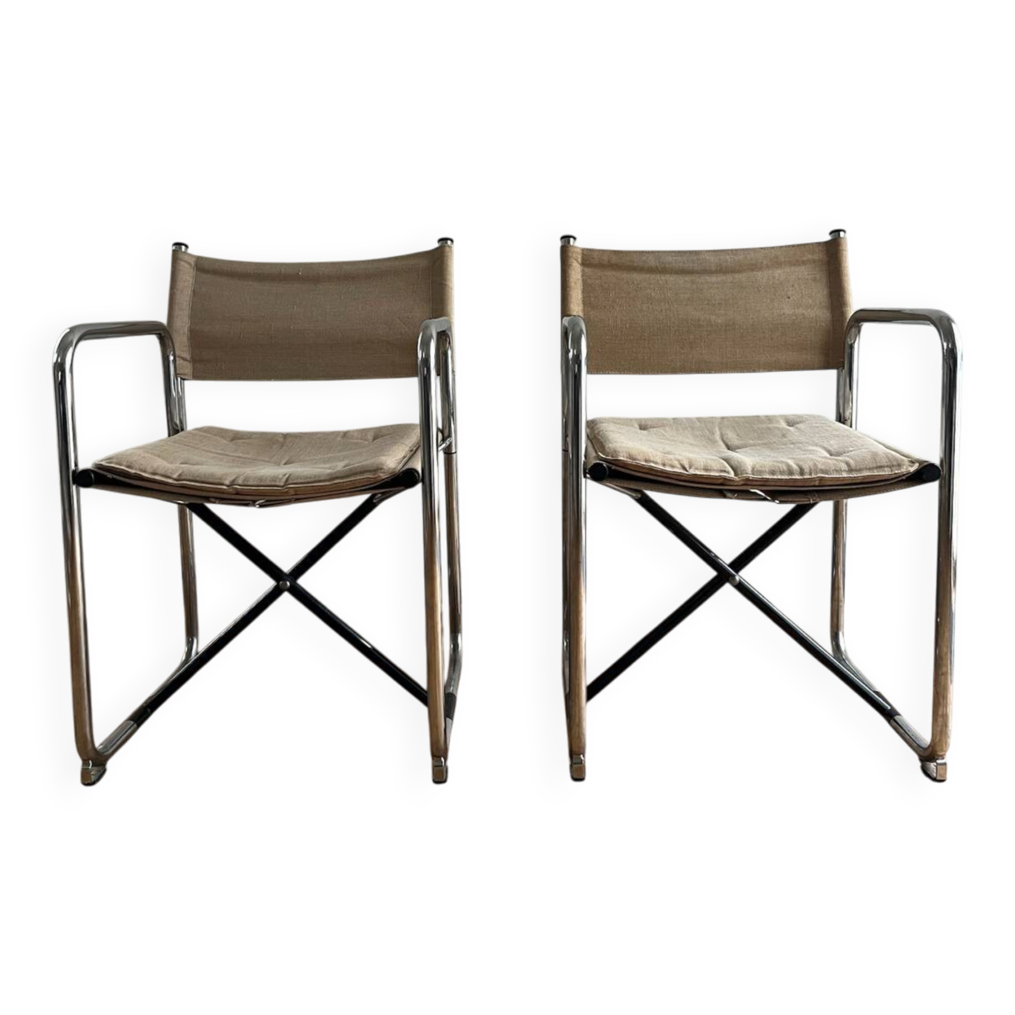 2 chairs - Lammhults Model No. X75-2 - Börge Lindau & Bo Lindekrantz
