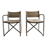 2 chairs - Lammhults Model No. X75-2 - Börge Lindau & Bo Lindekrantz