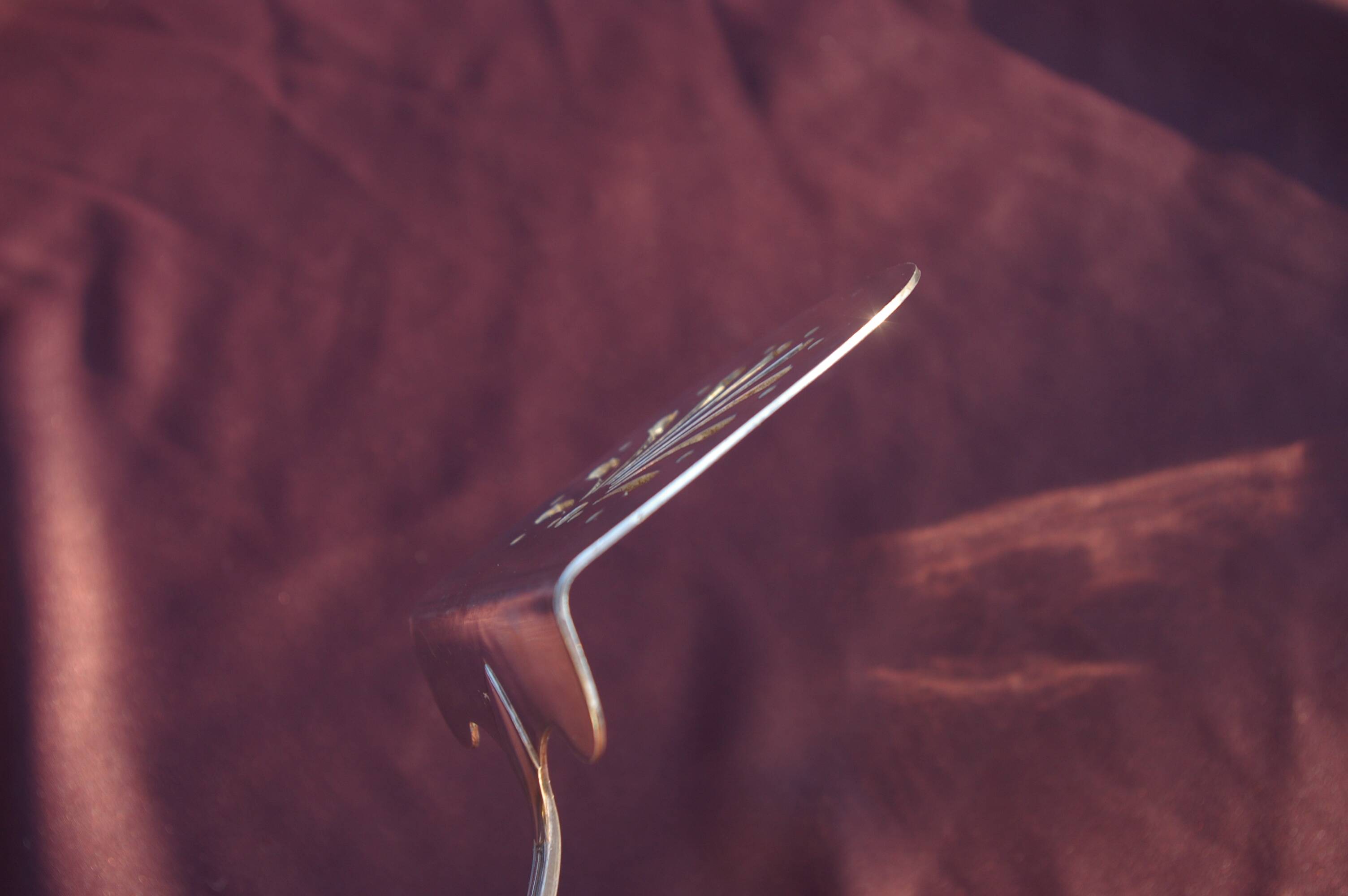 Christofle marot coquille - silver-plated asparagus server