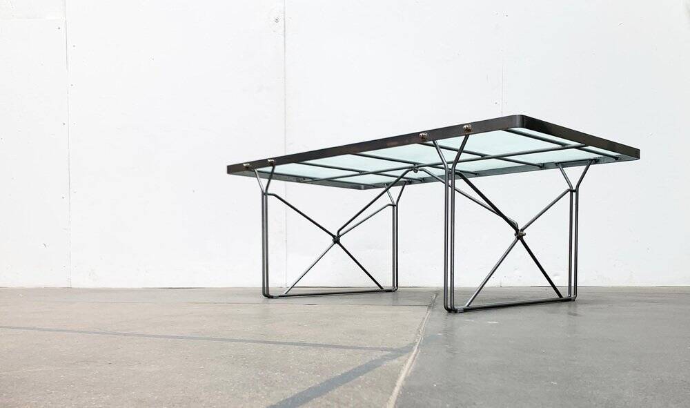 Postmodern coffee table from the Moment series by Niels Gammelgaard for Ikea, 1980s.