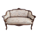 Small sofa or bench in Louis XV style, rococo.
