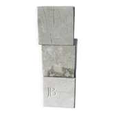 Cubes de marbre, sculpture mobile
