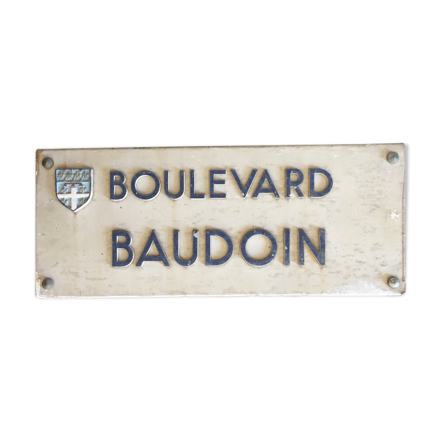 Street plate: Boulevard Baudoin