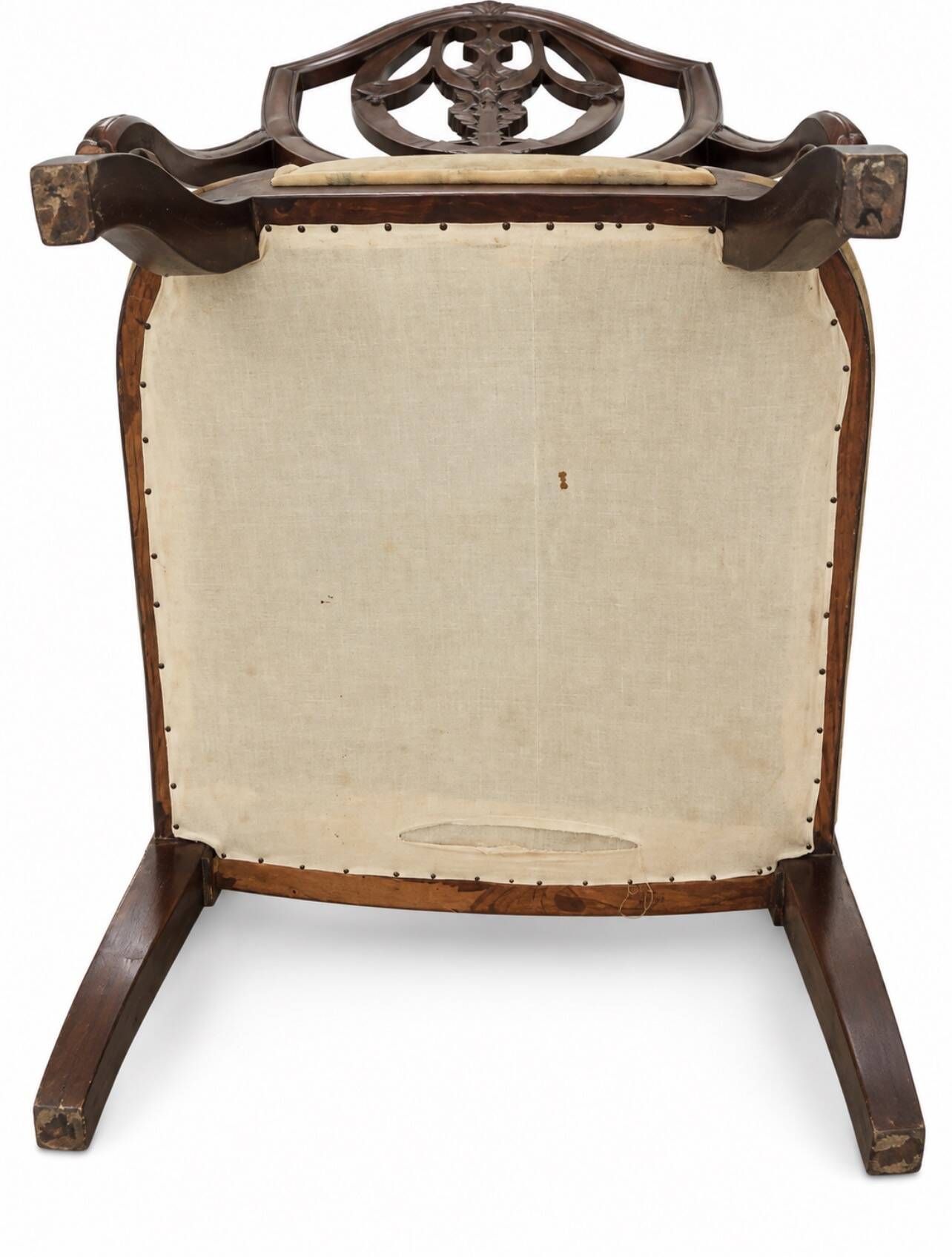 Set of carved wooden armchairs - Classic style - Chiniot, Pakistan