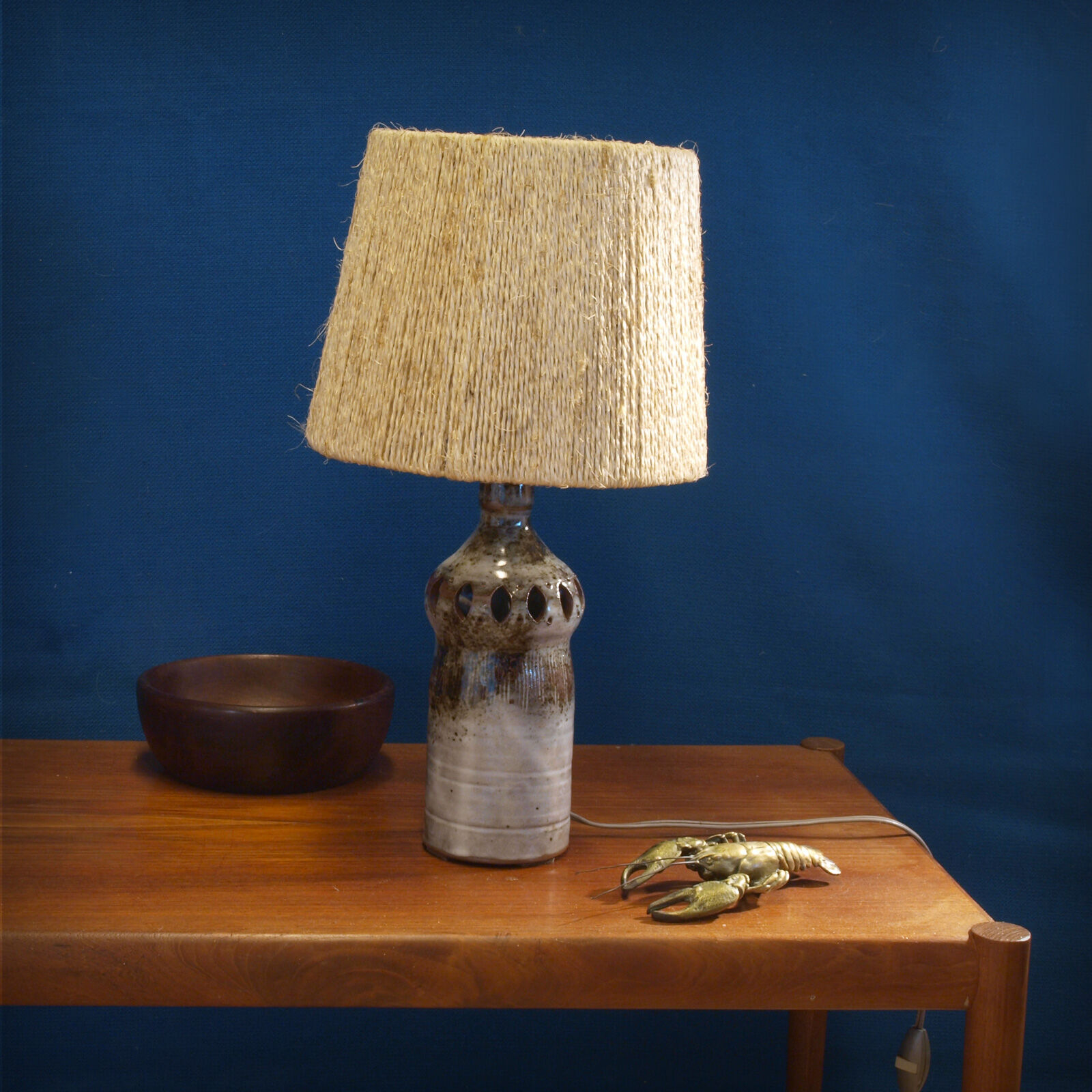 Ceramic lamp foot by Chantal and Thierry Robert