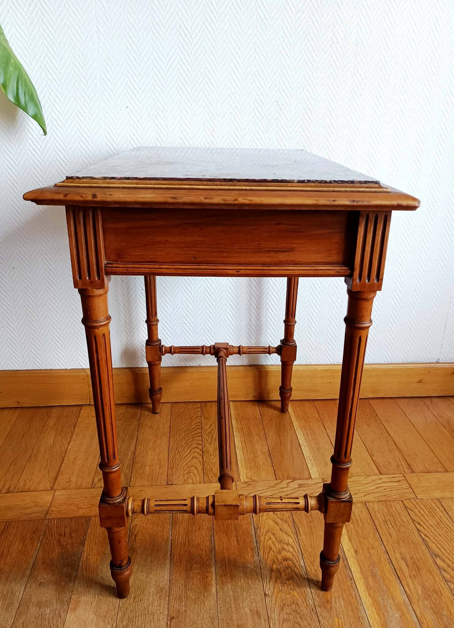Middle table office marble Louis XVI style