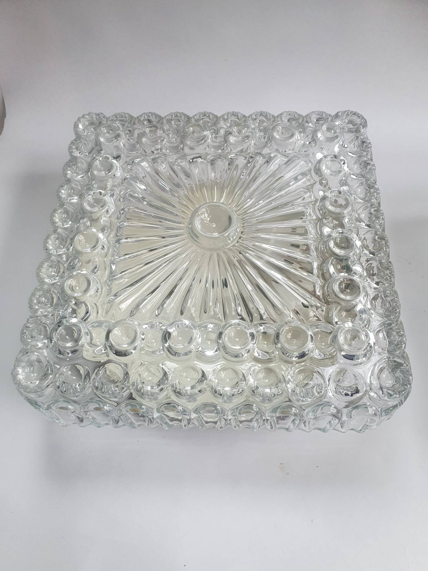 Pair of vintage 70s ceiling or wall lights