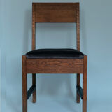 Oak Art Deco Chair L.O.V. Oosterbeek 1920s. Set Of 2