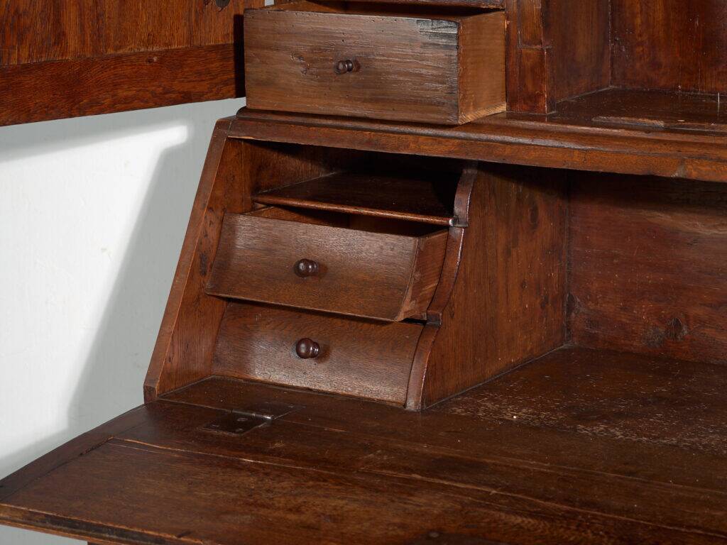 Antique oak secretary – Central Europe, circa 1850