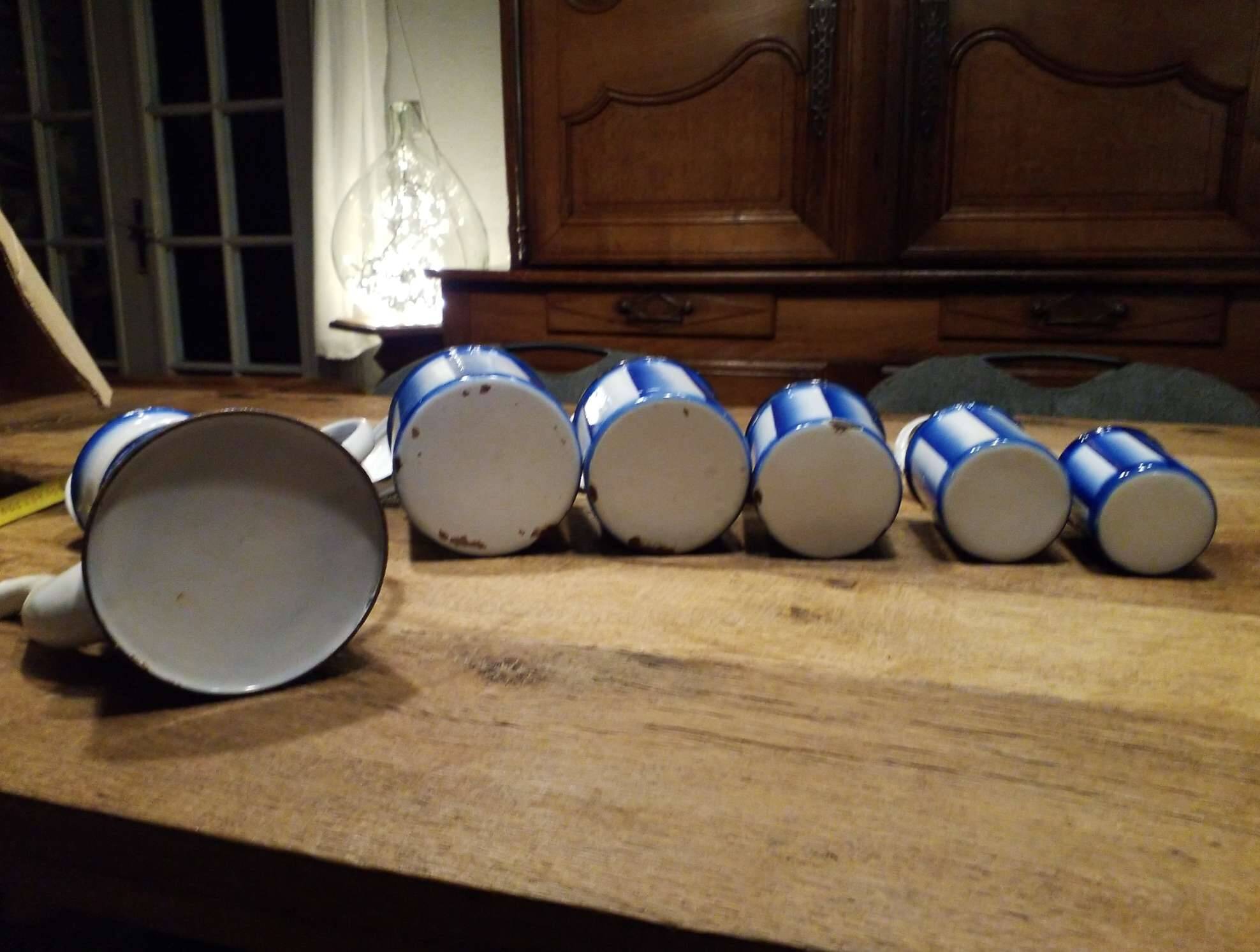 Ensemble en email bleu