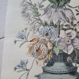Floral engraving reproduction