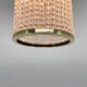 1960s brass & crytal chandelier by Preciosa Glassworks, Czechoslovakia