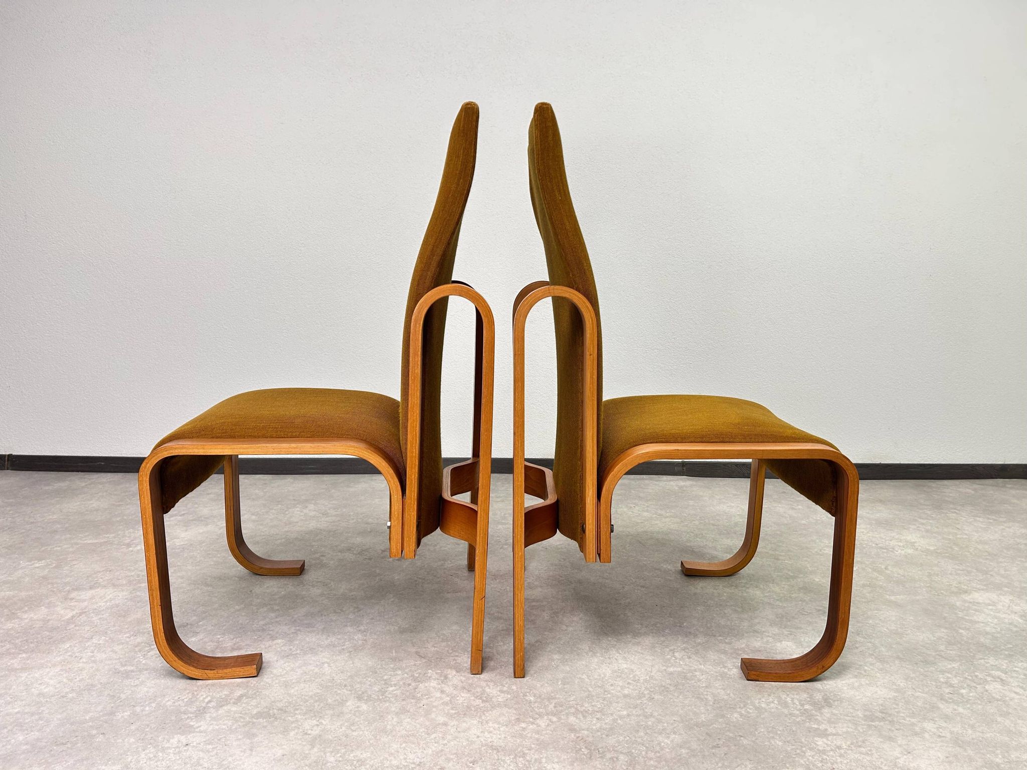 Very rare chairs by Jan Bočan designed for the Czechoslovakian embassy in Stockholm.