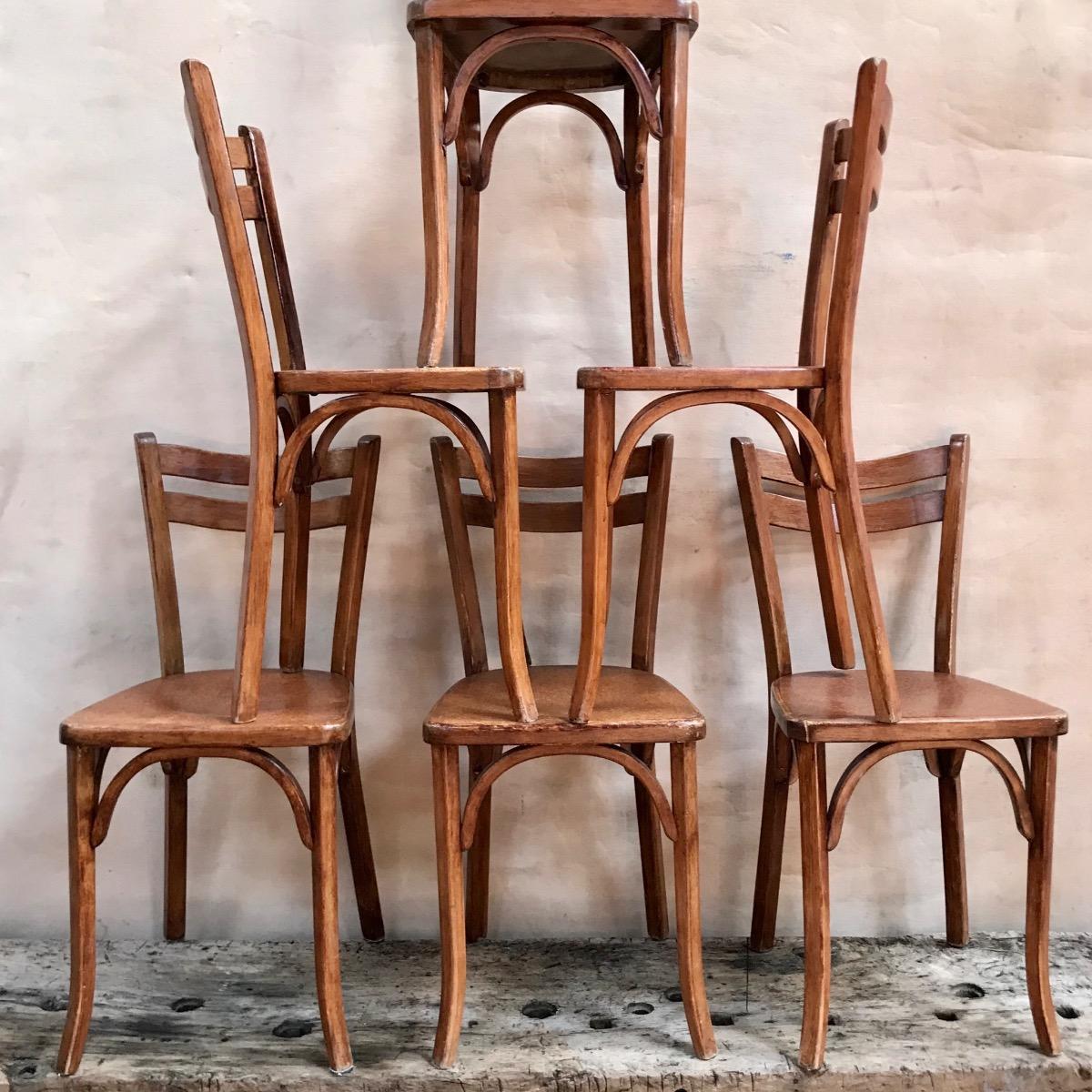 Lot of 6 Baumann chairs