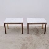 Pair of Scandinavian side tables by BENDIXEN, Denmark 1970