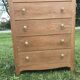 Solid oak chest of drawers