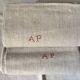 Pair of small hemp farm tablecloths