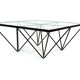 Vintage coffee table steel wire coffee table minimalist design