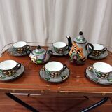 Ensemble café thé  vintage Smf Schramberg handgemalt