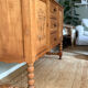 Carved wooden sideboard