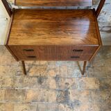 Danish rosewood veneer dressing table from the 1960s.