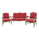 Louis xv style painted wood living room xix eme century