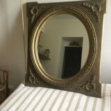 Antique gold mirror