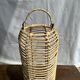 Small lantern-shaped rattan suspension H35 D15