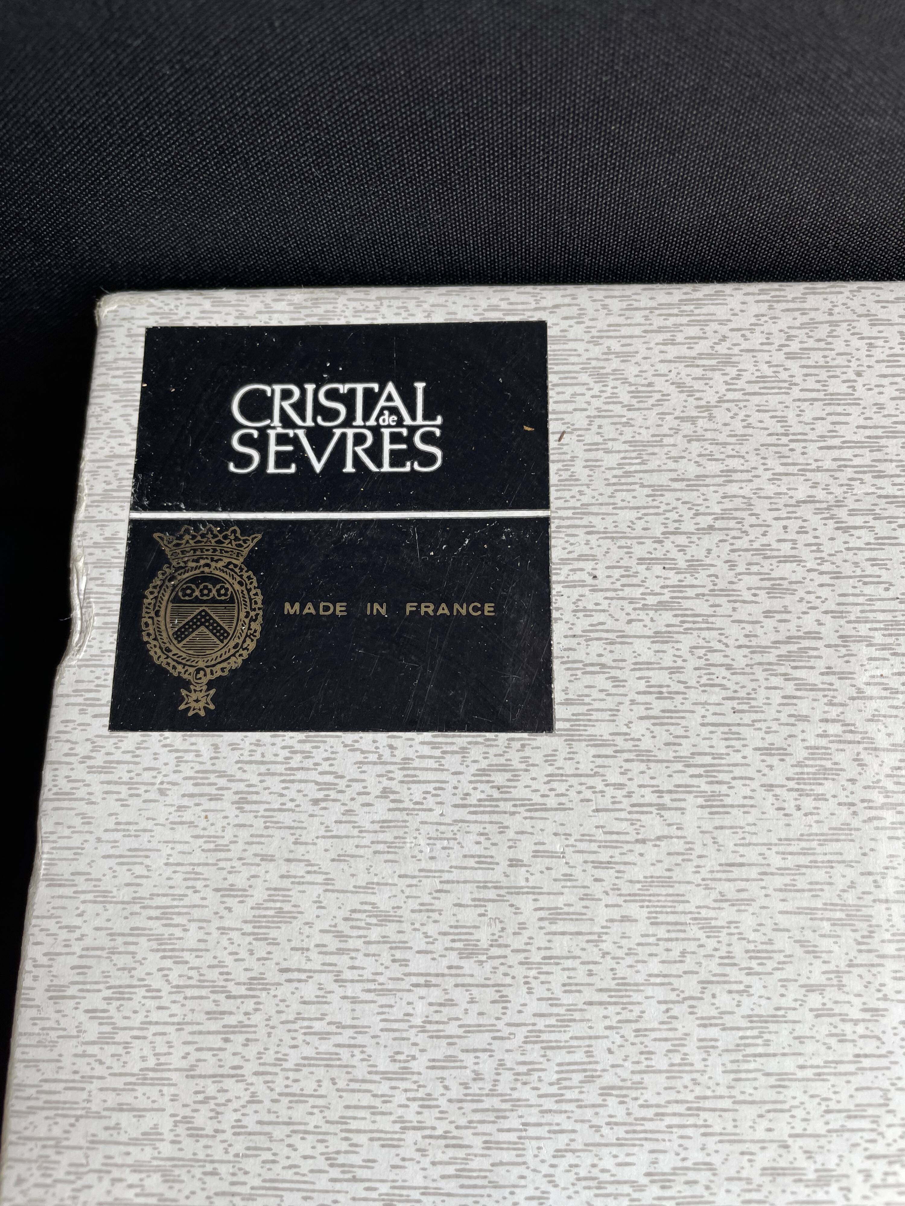 Cristal de Sèvres - Verres à orangeade (6) - Monge