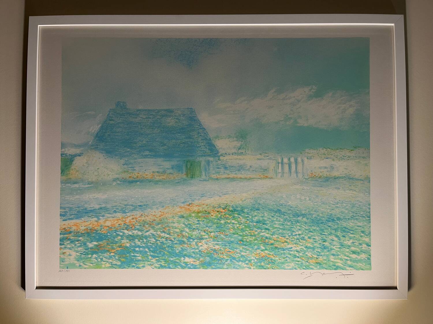 Pair of original signed lithographs – Calman SHEMI – Large Format