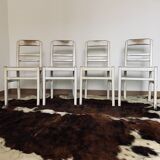 Series of 4 vintage chairs