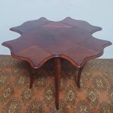 Louis XV clover table in walnut