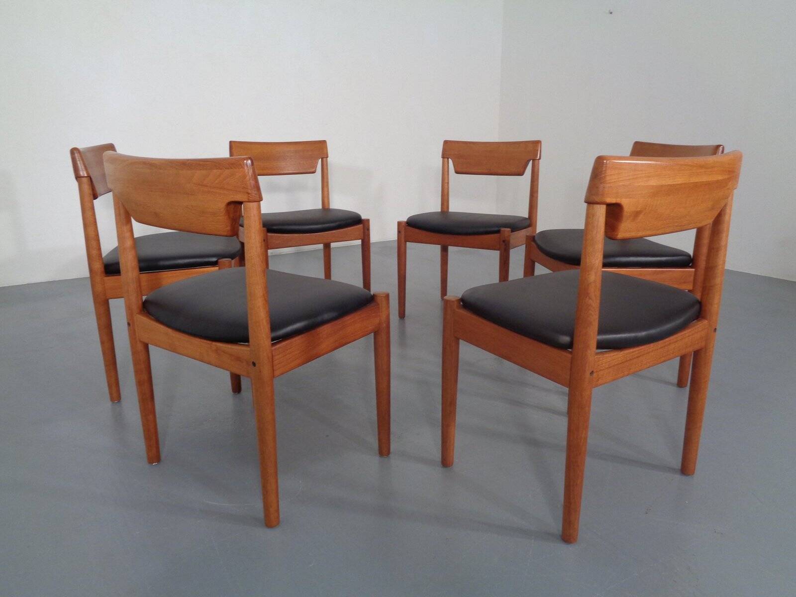 Danish Teak Dining Chairs from Glostrup, 1960s, Set of 6
